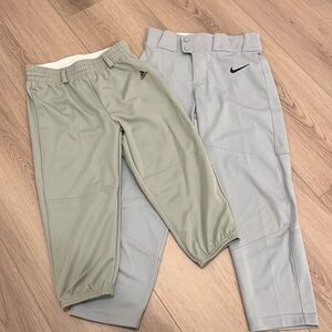 Youth baseball pants (grey)